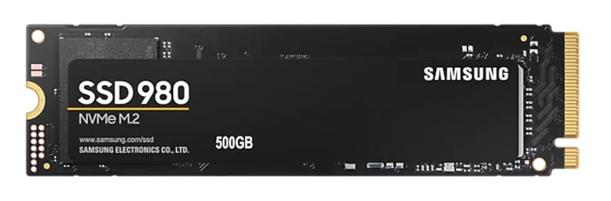 Samsung 980 500GB M.2 PCIe NVMe MZ-V8V500BW