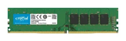 Crucial 16GB DDR4 UDIMM 3200MHz SR CT16G4DFS832A