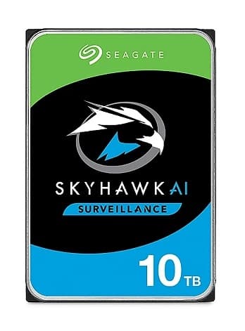 Seagate SkyHawk AI 10TB 256MB 3.5 HDD ST10000VE001