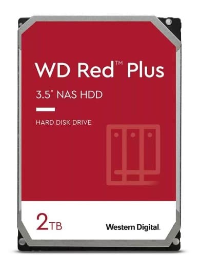 WD Red Plus 2TB 5400rpm 64MB 3.5'' HDD WD20EFPX
