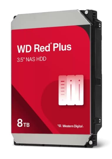 WD Red Plus 8TB 5400rpm 256MB 3.5 HDD WD80EFPX