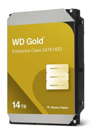 WD Gold 14TB 3.5" 512MB SATA HDD WD142KRYZ