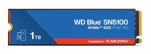 WD Blue SN5100 1TB NVMe SSD WDS100T5B0E
