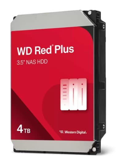 WD 4TB RED PLUS 128MB SATAIII 28 MB 3.5 WD40EFZZ