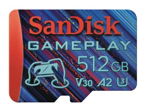 SanDisk GamePlay 512GB microSDXC SDSQXAV-512G-GN6XN