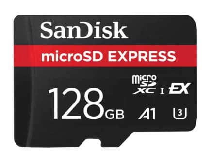 Sandisk 128GB Express card  microSDXC SDSQXFN-128G-GN4NN