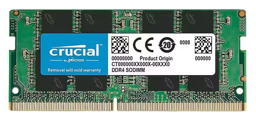 Crucial SODIMM, DDR4, 16GB, 3200MHz CL22 CT16G4SFS832A