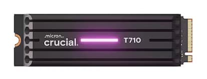 Crucial 1TB T710 PCIe Gen5 NVMe 2280 M.2 SSD CT1000T710SSD5