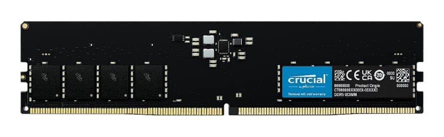Crucial 32GB DDR5-4800 UDIMM CL40 CT32G48C40U5