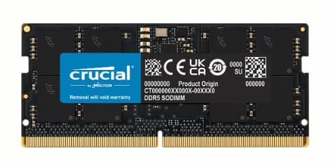 Crucial 16GB DDR5-5600 SODIMM CL46 CT16G56C46S5